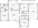 Detailed floor plan of the home, including the layout of rooms and dimensions at 177 Reef Run Rd., Pawleys Island, SC 29585