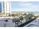 Coastal condo featuring views of the beach, parking, and a pool with hot tub at 2001 S Ocean Blvd. # 418, Myrtle Beach, SC 29577