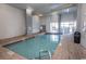 The building features an indoor pool and tiled pool deck at 2001 S Ocean Blvd. # 418, Myrtle Beach, SC 29577