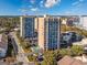 Panoramic aerial view of the high-rise condo buildings, and the surrounding area at 201 75Th Ave N # 4094, Myrtle Beach, SC 29572