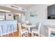 Charming dining area adjacent to the kitchen, illuminated by natural light from nearby windows at 2801 S Ocean Blvd. # 733, North Myrtle Beach, SC 29582