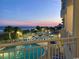 Enjoy the ocean view and pool at dusk from this condo at 2801 S Ocean Blvd. # 733, North Myrtle Beach, SC 29582