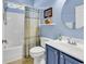 Small bathroom with a shower/tub combo, toilet, and sink at 300 Nuthatch Ln. # A, Murrells Inlet, SC 29576