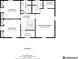 Second floor floorplan showing layout of bedrooms, closets, hallway, office and bathrooms at 317 14Th Ave. N, Surfside Beach, SC 29575