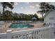 Community pool area featuring comfortable lounge chairs and a covered gazebo at 3524 Crepe Myrtle Ct. # 3524, Myrtle Beach, SC 29577