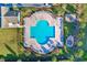 Aerial view of a refreshing community pool, perfect for relaxation and fun at 4027 Taranto Loop # 3203-C, Myrtle Beach, SC 29579