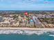 Stunning aerial view of the beachside property with oceanfront city skyline at 407 76Th Ave. N # C, Myrtle Beach, SC 29572