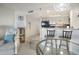 Bright condo living room with a view of the kitchen and dining area at 5511 North Ocean Blvd. # 1105, Myrtle Beach, SC 29577