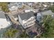 Aerial view of the home showcasing its location in a residential area at 6001-L11 South Kings Hwy., Myrtle Beach, SC 29575