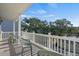 Outdoor deck featuring green chairs and scenic views at 6001-L11 South Kings Hwy., Myrtle Beach, SC 29575