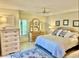 Relaxing bedroom featuring a comfortable bed, soft lighting, and neutral decor at 601 Gloucester Terrace Circle # 3-A, Myrtle Beach, SC 29572