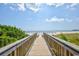 Picturesque boardwalk to the beach, perfect for a leisurely stroll to enjoy the sand and ocean views at 601 Gloucester Terrace Circle # 3-A, Myrtle Beach, SC 29572