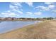 Scenic view of the pond with homes in the background at 654 Old Castle Loop, Myrtle Beach, SC 29579