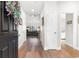 Inviting entryway featuring hardwood floors, neutral walls, and views into the living room and bedroom at 685 Tidal Point Ln., Myrtle Beach, SC 29579