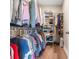 Well-organized walk-in closet with clothing racks, shelves, and shoe storage at 685 Tidal Point Ln., Myrtle Beach, SC 29579