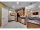 Stylish kitchen featuring stainless steel appliances and ample cabinet space at 702 Compass Point Dr., North Myrtle Beach, SC 29582