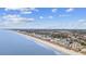 Expansive aerial view of the coastline, featuring the beach, ocean, and coastal buildings at 817 S Ocean Blvd. # 105, North Myrtle Beach, SC 29582