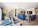 Cozy living room featuring comfortable seating, tile floors and neutral colored walls at 817 S Ocean Blvd. # 105, North Myrtle Beach, SC 29582