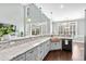 Bright kitchen featuring granite countertops, a copper sink, stainless steel appliances, and ample natural light at 900 Berwick Ln., Myrtle Beach, SC 29579