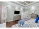 The main bedroom offers a tray ceiling with a ceiling fan, and plenty of space at 900 Berwick Ln., Myrtle Beach, SC 29579