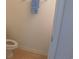 Powder room with a toilet, towel bar, and light peach tile flooring at 1027 Pinwheel Loop # 3103, Myrtle Beach, SC 29577
