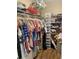 Spacious walk-in closet with organized storage solutions at 13 Daniel Morrall Ln., Georgetown, SC 29440