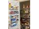 Organized walk-in pantry with shelving for ample storage at 13 Daniel Morrall Ln., Georgetown, SC 29440