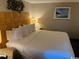 Relaxing bedroom with a queen-size bed, soft lighting, and beach-themed decor at 1501 S Ocean Blvd. # 1546, Myrtle Beach, SC 29577