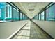 Bright hallway with large windows overlooking a city view at 1501 S Ocean Blvd. # 1546, Myrtle Beach, SC 29577