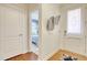 Entry foyer featuring hardwood floors and access to the bedroom at 1878 Heritage Loop, Myrtle Beach, SC 29577