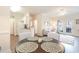 Inviting open-concept living and dining areas featuring a ceiling fan and access to the balcony at 2033 Silvercrest Dr. # 21 B, Myrtle Beach, SC 29579