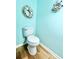 Bathroom showcasing toilet with nautical-themed decor at 210 Double Eagle Dr. # G1, Myrtle Beach, SC 29575