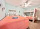 Comfortable bedroom featuring both a queen bed and a bunk bed at 210 Double Eagle Dr. # G1, Myrtle Beach, SC 29575