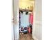 Neatly organized closet with shelving and hanging storage, showcasing ample space at 210 Double Eagle Dr. # G1, Myrtle Beach, SC 29575