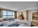 Bedroom with ocean views and convenient access to the kitchen at 2500 N Ocean Blvd. # 705, North Myrtle Beach, SC 29582