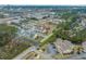An aerial view captures the townhomes and surrounding landscape of the desirable Canterbury Village at 2970 Old Bryan Dr. # A5, Myrtle Beach, SC 29577