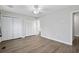 Large bedroom featuring wood-look flooring and ample closet space at 2970 Old Bryan Dr. # A5, Myrtle Beach, SC 29577