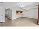 Inviting living space open to the kitchen, featuring updated flooring and neutral tones at 2970 Old Bryan Dr. # A5, Myrtle Beach, SC 29577