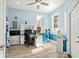 Bright office with light blue walls and vinyl floors at 321 Jay St., Murrells Inlet, SC 29576