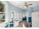 Sunlit office space featuring built-in storage and stylish decor at 321 Jay St., Murrells Inlet, SC 29576
