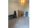 Bedroom with carpet, a ceiling fan, and some boxes and a guitar case for storage at 4584 Lomax Ct. # 1B, Murrells Inlet, SC 29576