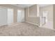 Spacious bedroom features neutral carpet, paint, and ample closet space at 4936 Crab Pond Ct. # 201, Myrtle Beach, SC 29579