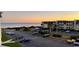 A great view of the ocean and sunset from the parking lot of a beachfront condominium at 5601 N Ocean Blvd. # E-111, Myrtle Beach, SC 29577