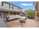 Expansive deck with a comfortable seating area and fire pit, perfect for outdoor relaxation and entertaining at 6001- Mh44B S Kings Hwy., Myrtle Beach, SC 29575