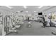 Well-equipped gym with a variety of Nautilus weight machines, treadmill, and stationary bike at 601 Hillside Dr. N # 3031, North Myrtle Beach, SC 29582
