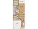 Detailed floor plan showcasing the layout of the home's rooms and dimensions at 619 Castle Ct., Myrtle Beach, SC 29579