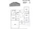 Floor plan showcases a four-bedroom layout with open-concept living, kitchen, and dining areas at 6234 Ellwood Rd., Galivants Ferry, SC 29544