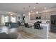 Open concept kitchen with an island and stainless steel appliances at 667 Mccorkle Place, Conway, SC 29526