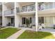 Patio space with a seating area, lawn, and privacy at 6803 Ocean Blvd. N # 109, Myrtle Beach, SC 29572