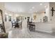 Eat-in kitchen with stainless steel appliances, bar seating and an open floor plan at 799 Mount Gilead Place Dr., Murrells Inlet, SC 29576